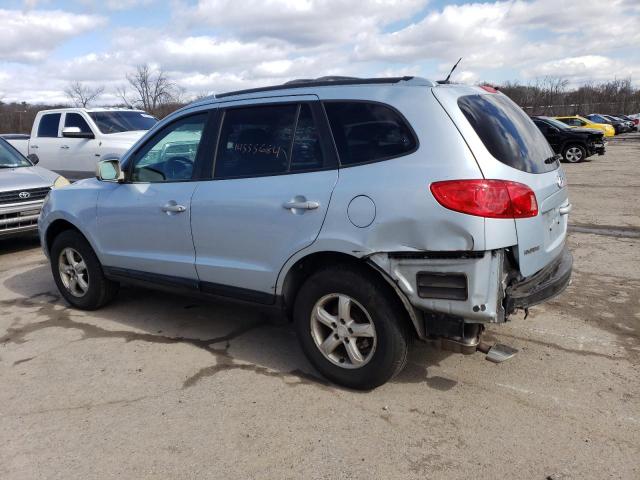 5NMSG73D97H083384 - 2007 HYUNDAI SANTA FE GLS BLUE photo 2