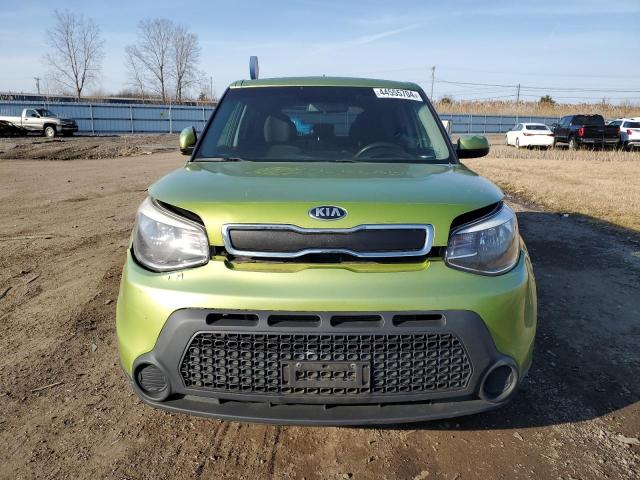 KNDJN2A27E7731766 - 2014 KIA SOUL GREEN photo 5