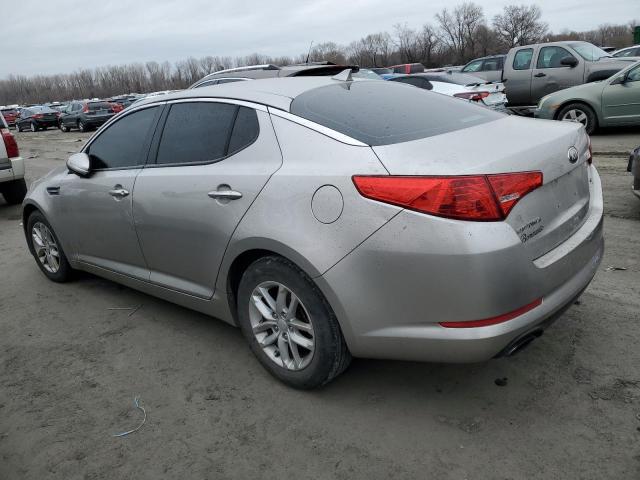 5XXGM4A72DG220024 - 2013 KIA OPTIMA LX SILVER photo 2