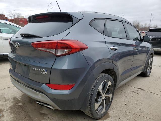 KM8J3CA21HU338603 - 2017 HYUNDAI TUCSON LIMITED GRAY photo 3