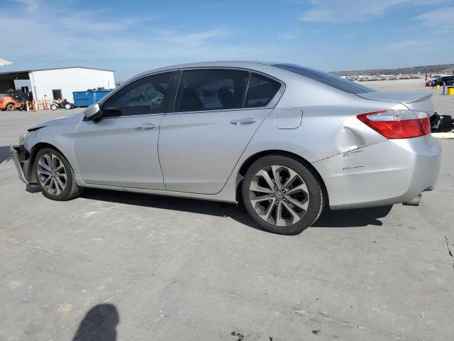 1HGCR2F5XDA273711 - 2013 HONDA ACCORD SPORT SILVER photo 2