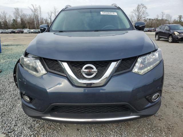 KNMAT2MT3FP535013 - 2015 NISSAN ROGUE S BLUE photo 5