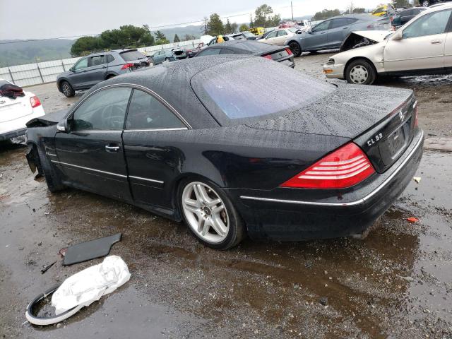 WDBPJ74J95A046434 - 2005 MERCEDES-BENZ CL 55 AMG BLACK photo 2