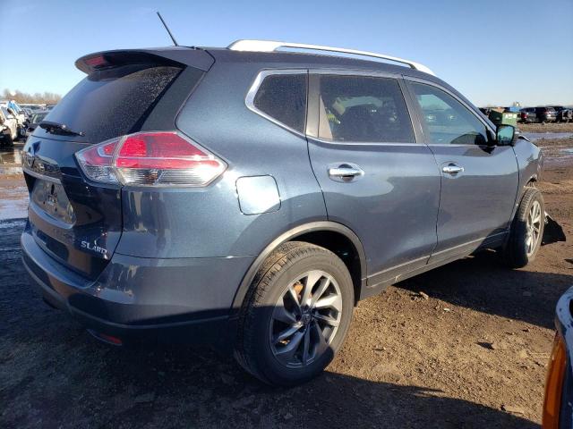 5N1AT2MV0FC863350 - 2015 NISSAN ROGUE S BLUE photo 3