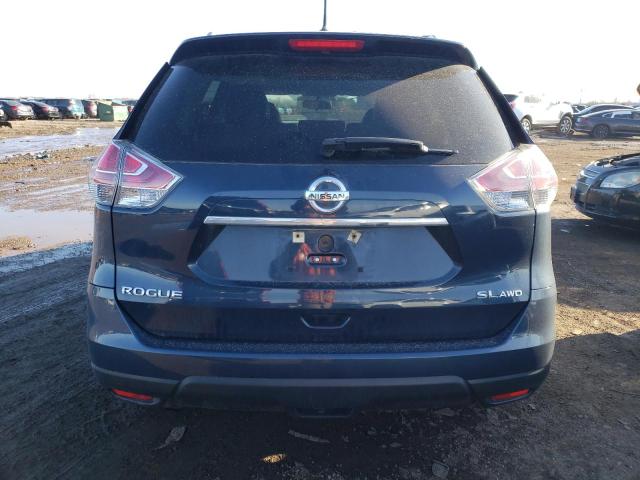 5N1AT2MV0FC863350 - 2015 NISSAN ROGUE S BLUE photo 6