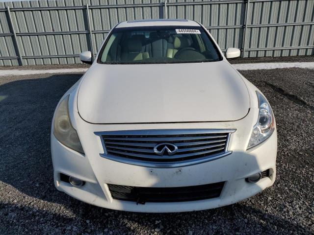 JN1CV6AR6AM454894 - 2010 INFINITI G37 WHITE photo 5