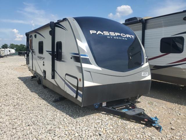 4YDT22129MD412237 - 2021 KEYSTONE PASSPORT WHITE photo 1