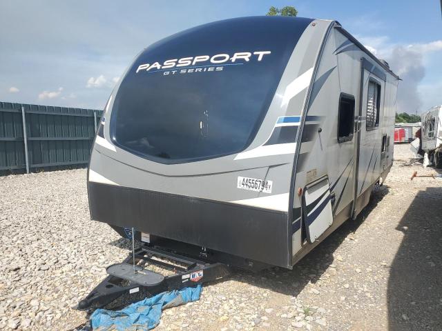 4YDT22129MD412237 - 2021 KEYSTONE PASSPORT WHITE photo 2