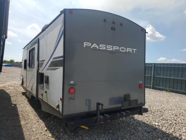 4YDT22129MD412237 - 2021 KEYSTONE PASSPORT WHITE photo 3