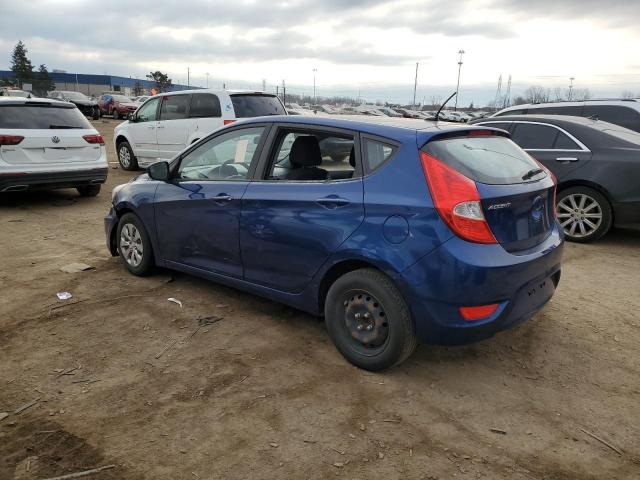 KMHCT5AE0GU274955 - 2016 HYUNDAI ACCENT SE BLUE photo 2