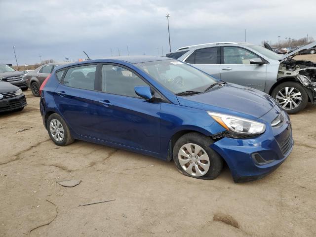 KMHCT5AE0GU274955 - 2016 HYUNDAI ACCENT SE BLUE photo 4