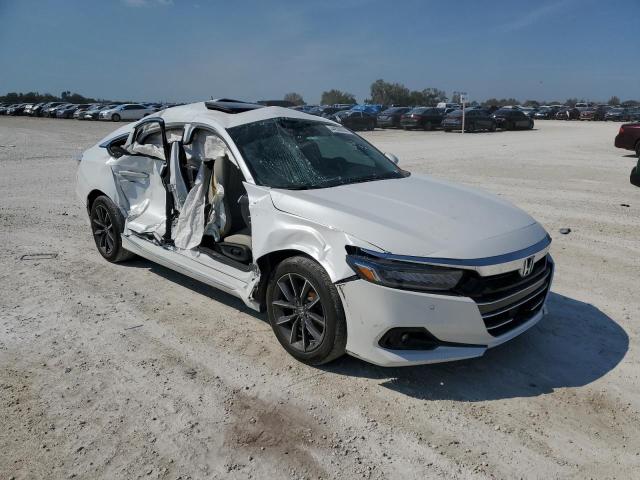 1HGCV1F58MA025155 - 2021 HONDA ACCORD EXL WHITE photo 4