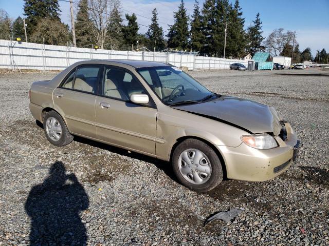 JM1BJ225421589030 - 2002 MAZDA PROTEGE DX GOLD photo 4