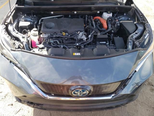 JTEAAAAH4MJ067384 - 2021 TOYOTA VENZA LE GRAY photo 12