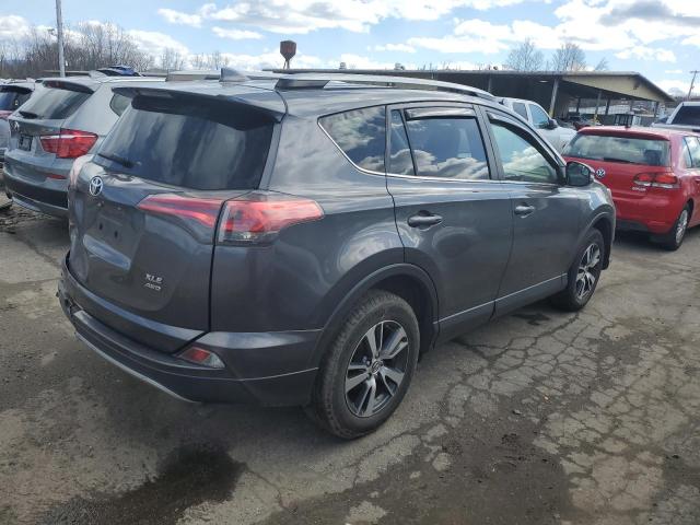 JTMRFREV5HJ708796 - 2017 TOYOTA RAV4 XLE GRAY photo 3