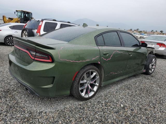 2C3CDXHG2LH109110 - 2020 DODGE CHARGER GT GREEN photo 3