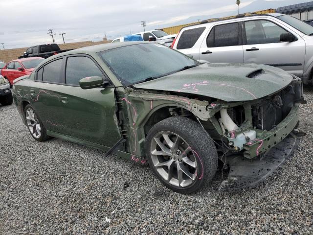 2C3CDXHG2LH109110 - 2020 DODGE CHARGER GT GREEN photo 4