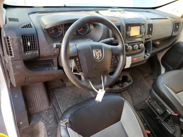 3C6TRVAG6JE109509 - 2018 RAM PROMASTER 1500 STANDARD WHITE photo 8