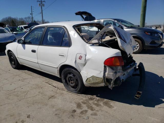 2T1BR12E8XC146126 - 1999 TOYOTA COROLLA VE WHITE photo 2