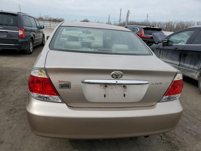4T1BE30K15U516831 - 2005 TOYOTA CAMRY LE GOLD photo 6
