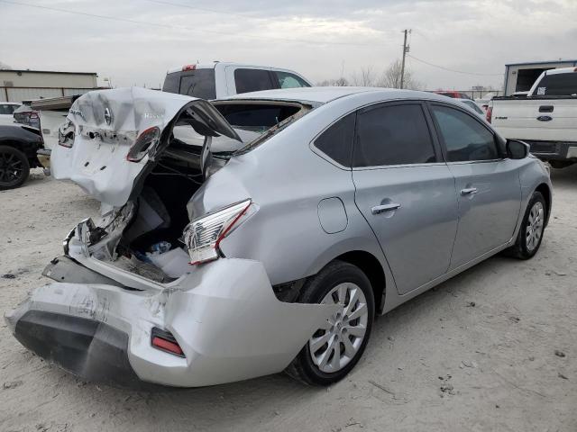 3N1AB7AP1KY228300 - 2019 NISSAN SENTRA S SILVER photo 3