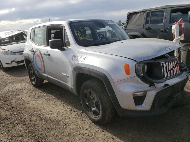 ZACNJDAB2MPN14410 - 2021 JEEP RENEGADE SPORT SILVER photo 1