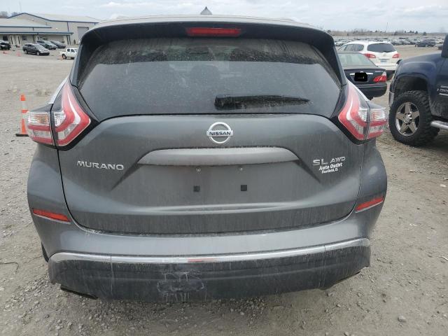 5N1AZ2MH9FN220783 - 2015 NISSAN MURANO S GRAY photo 6