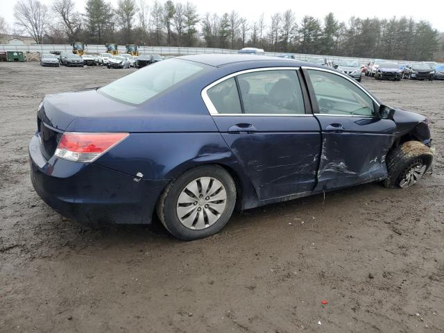 1HGCP2F35AA071326 - 2010 HONDA ACCORD LX BLUE photo 3