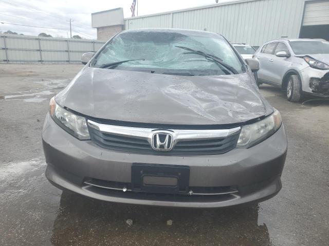 19XFB2F52CE102785 - 2012 HONDA CIVIC LX GRAY photo 5