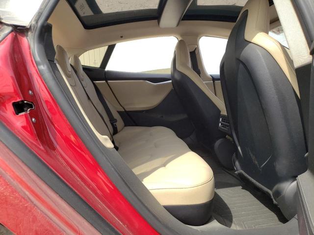 5YJSA1CG0DFP20104 - 2013 TESLA MODEL S წითელი ფოტო 10