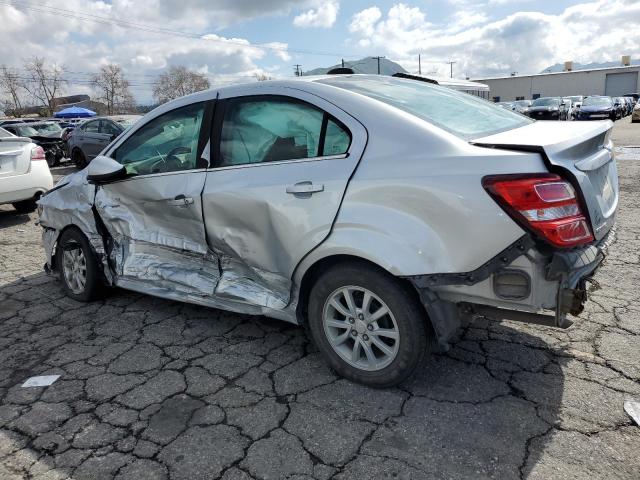 1G1JD5SHXJ4103356 - 2018 CHEVROLET SONIC LT SILVER photo 2