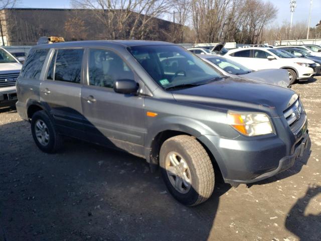 2HKYF18106H529951 - 2006 HONDA PILOT LX BLUE photo 4