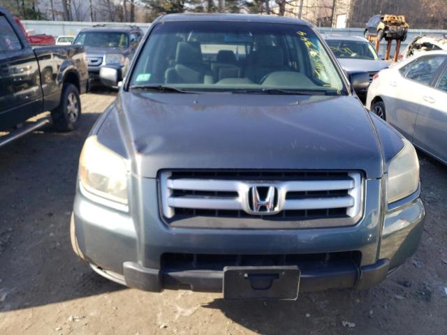 2HKYF18106H529951 - 2006 HONDA PILOT LX BLUE photo 5