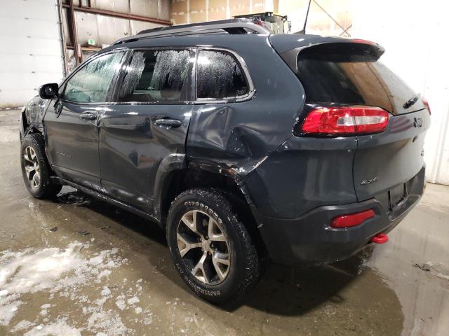 1C4PJMBS3HW622490 - 2017 JEEP CHEROKEE TRAILHAWK GRAY photo 2