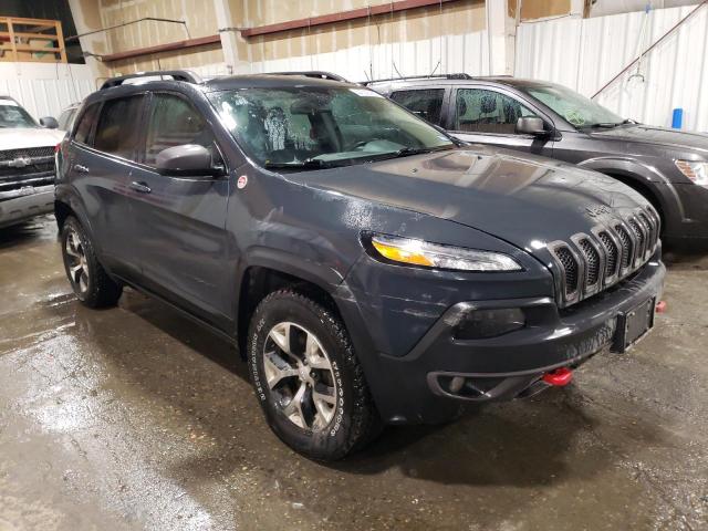1C4PJMBS3HW622490 - 2017 JEEP CHEROKEE TRAILHAWK GRAY photo 4