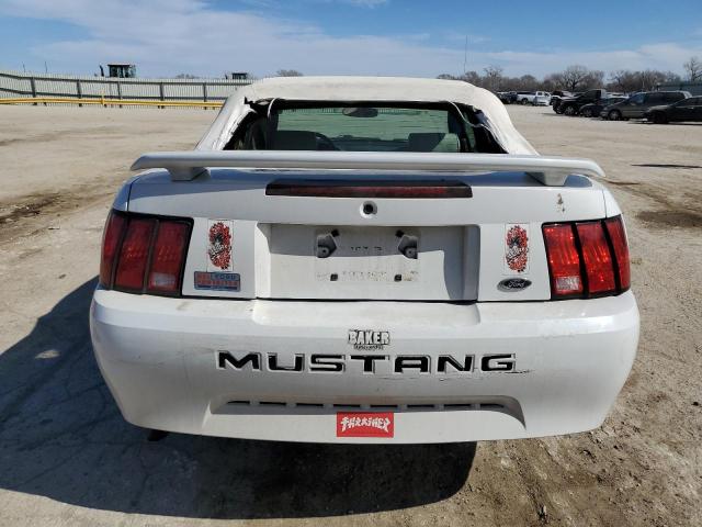 1FAFP44624F215111 - 2004 FORD MUSTANG WHITE photo 6