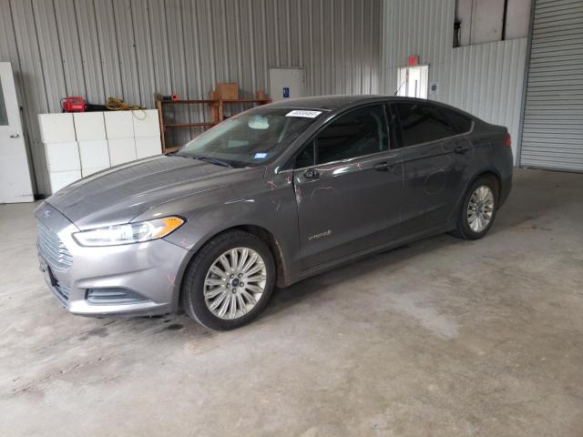 3FA6P0LU4DR249725 - 2013 FORD FUSION SE HYBRID GRAY photo 1