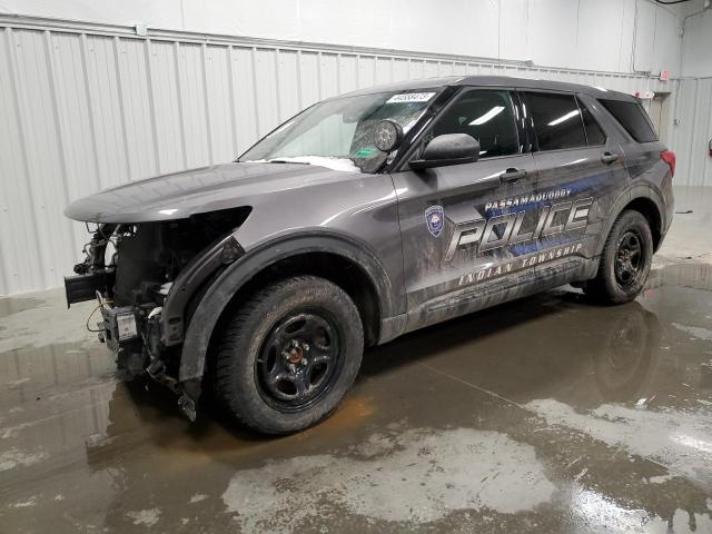 1FM5K8AB5LGA55727 - 2020 FORD EXPLORER POLICE INTERCEPTOR GRAY photo 1