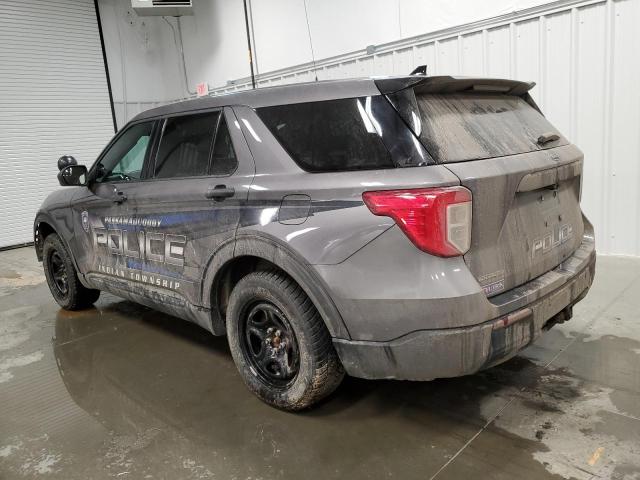 1FM5K8AB5LGA55727 - 2020 FORD EXPLORER POLICE INTERCEPTOR GRAY photo 2
