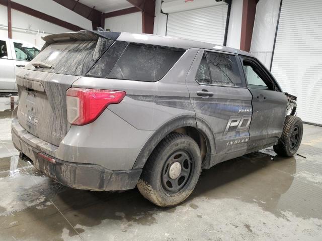 1FM5K8AB5LGA55727 - 2020 FORD EXPLORER POLICE INTERCEPTOR GRAY photo 3