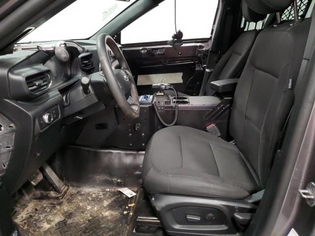 1FM5K8AB5LGA55727 - 2020 FORD EXPLORER POLICE INTERCEPTOR GRAY photo 7