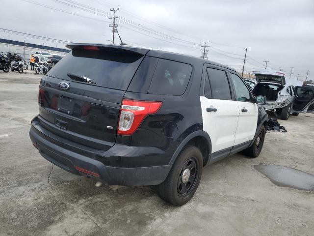 1FM5K8AR3EGC26555 - 2014 FORD EXPLORER POLICE INTERCEPTOR TWO TONE photo 3