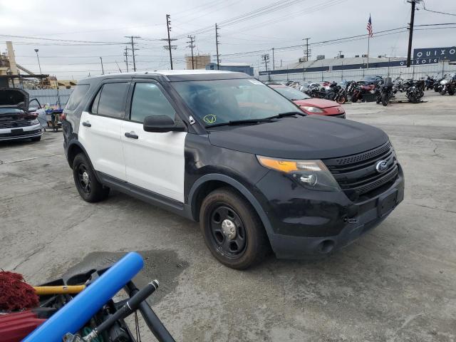 1FM5K8AR3EGC26555 - 2014 FORD EXPLORER POLICE INTERCEPTOR TWO TONE photo 4