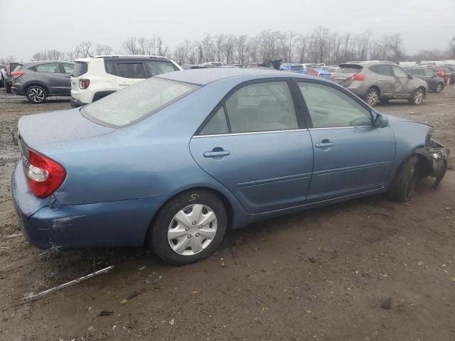 4T1BE32K73U661897 - 2003 TOYOTA CAMRY LE BLUE photo 3