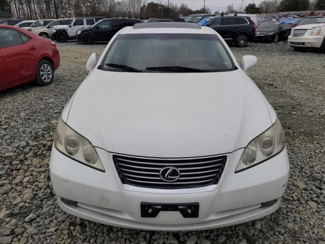 JTHBJ46G772042423 - 2007 LEXUS ES 350 WHITE photo 5