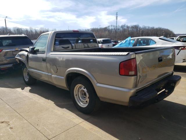 1GCCS145718247893 - 2001 CHEVROLET S TRUCK S10 BEIGE photo 2