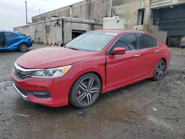 1HGCR2F59HA227339 - 2017 HONDA ACCORD SPORT RED photo 1