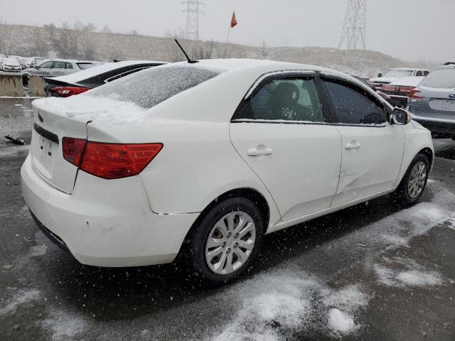 KNAFU4A21A5053233 - 2010 KIA FORTE EX WHITE photo 3