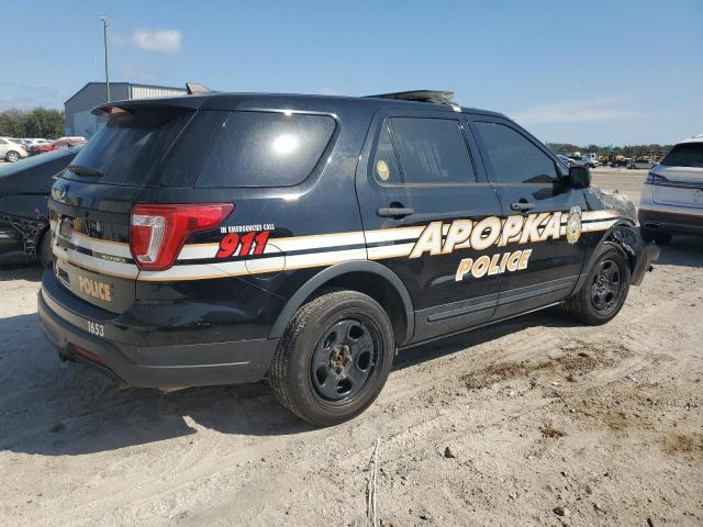 1FM5K8AR0JGA99709 - 2018 FORD EXPLORER POLICE INTERCEPTOR შავი ფოტო 3