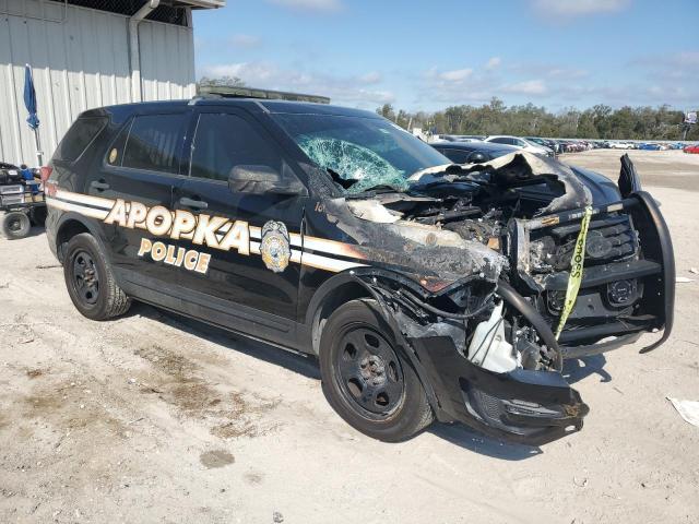 1FM5K8AR0JGA99709 - 2018 FORD EXPLORER POLICE INTERCEPTOR შავი ფოტო 4